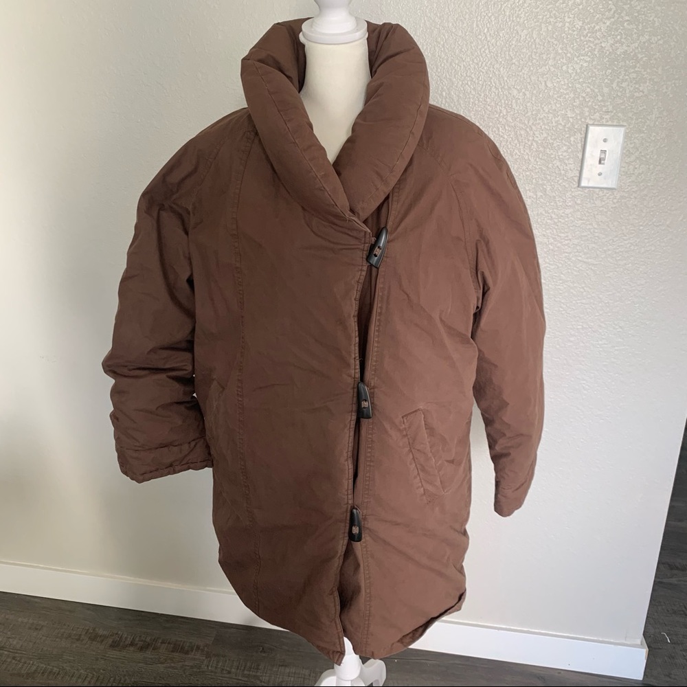 Vintage American Bazaar puffer toggle coat size medium